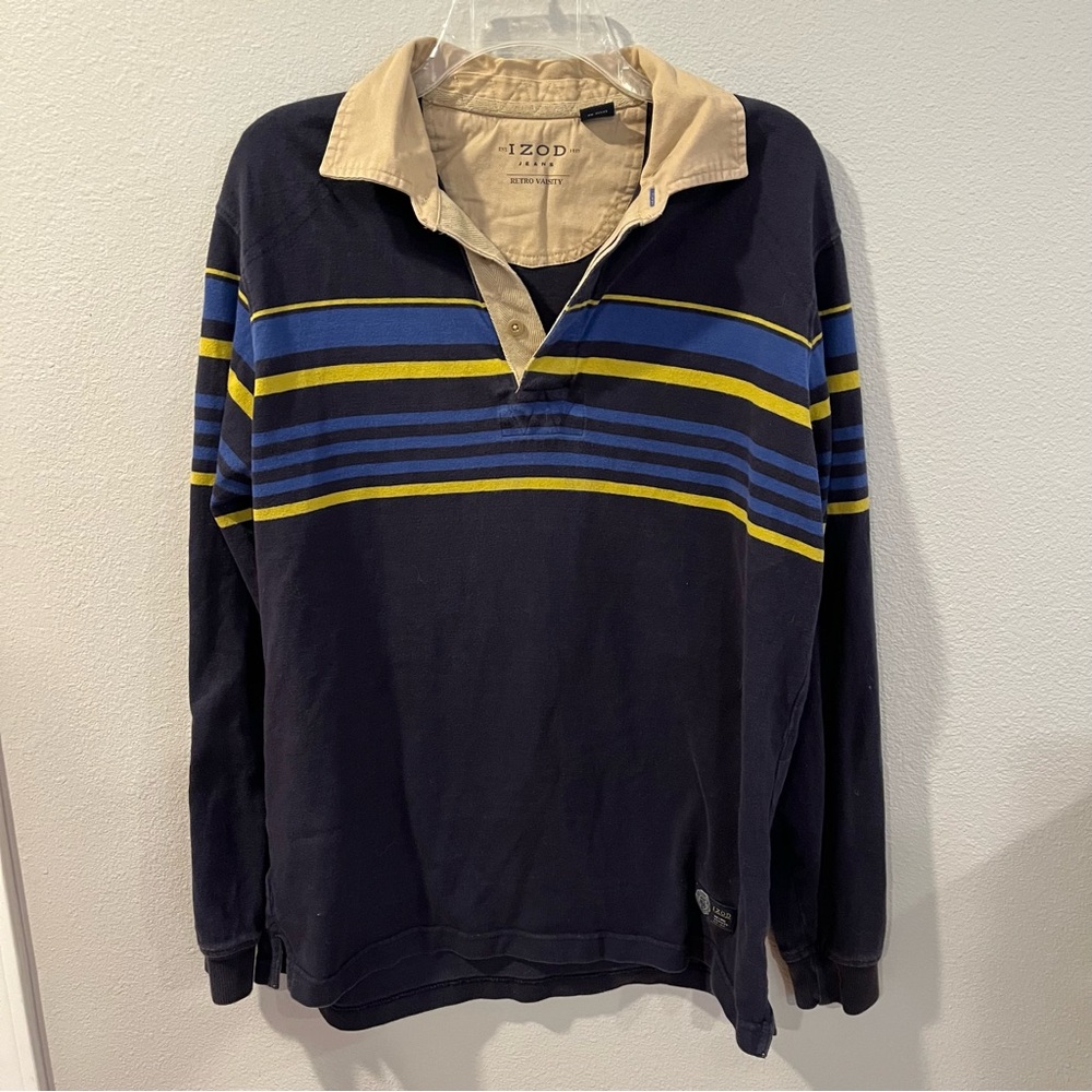 Izod Retro Varsity Tan Jacket